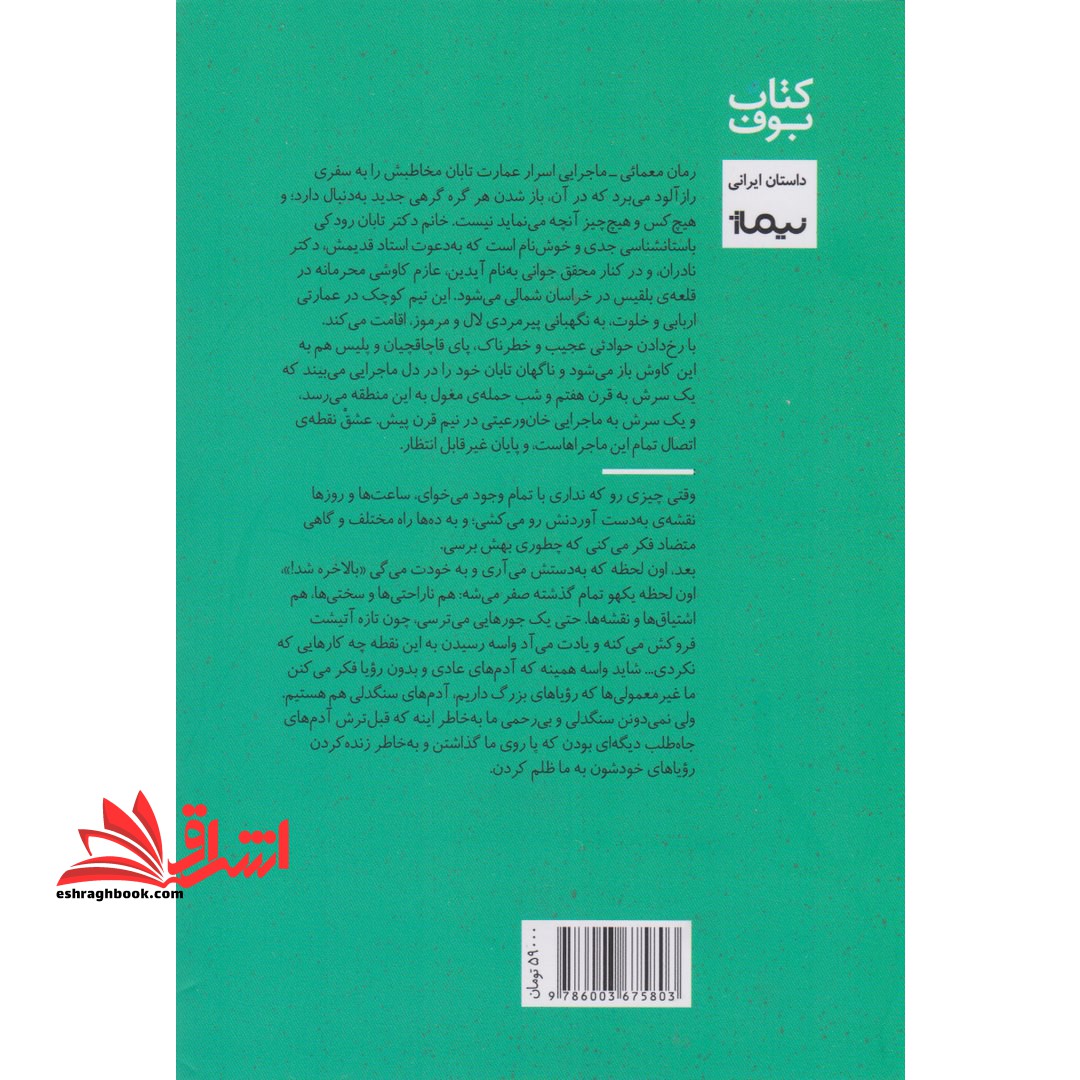 اسرار عمارت تابان (کتاب بوف)