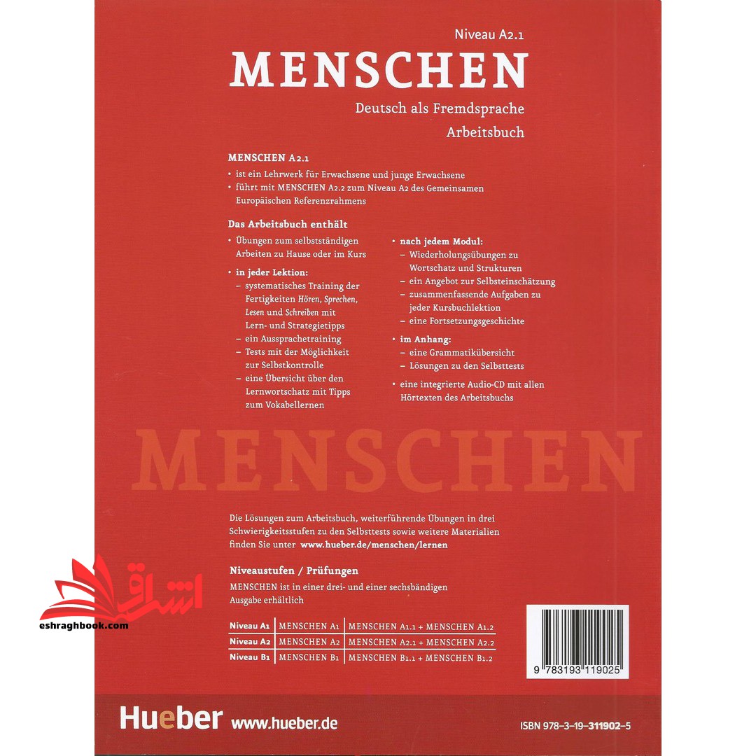menschen deutsch als fremdsprache Arbeitsbuch+kursbuch a۲.۱