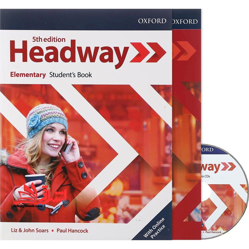 headway elementry students book+WB  ۵th edition