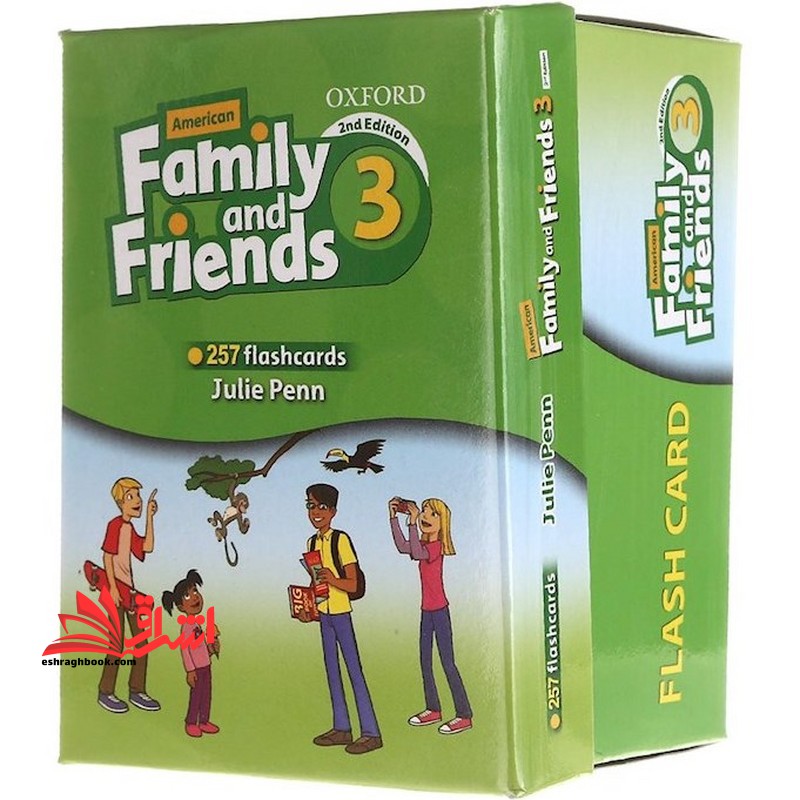 فلش کارت family and friends ۳ flashcards