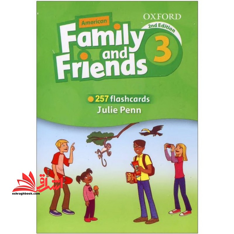 فلش کارت family and friends ۳ flashcards