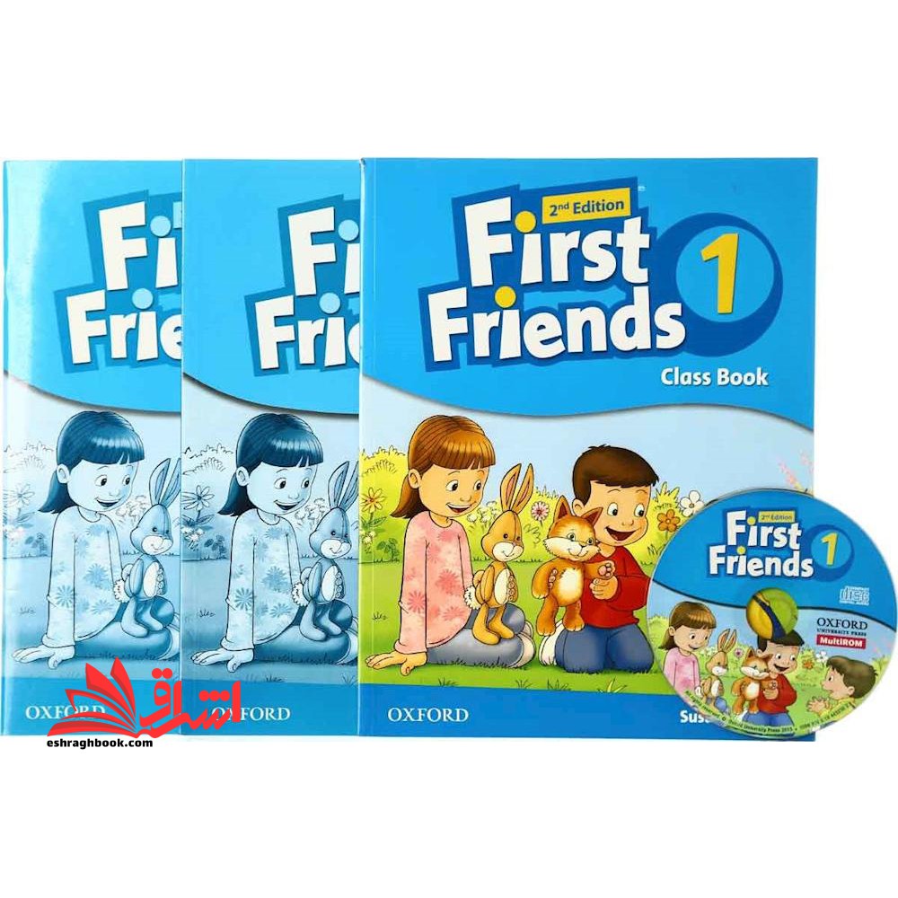 first friends ۱ classbook+activity british ۲nd edition آبی رنگ
