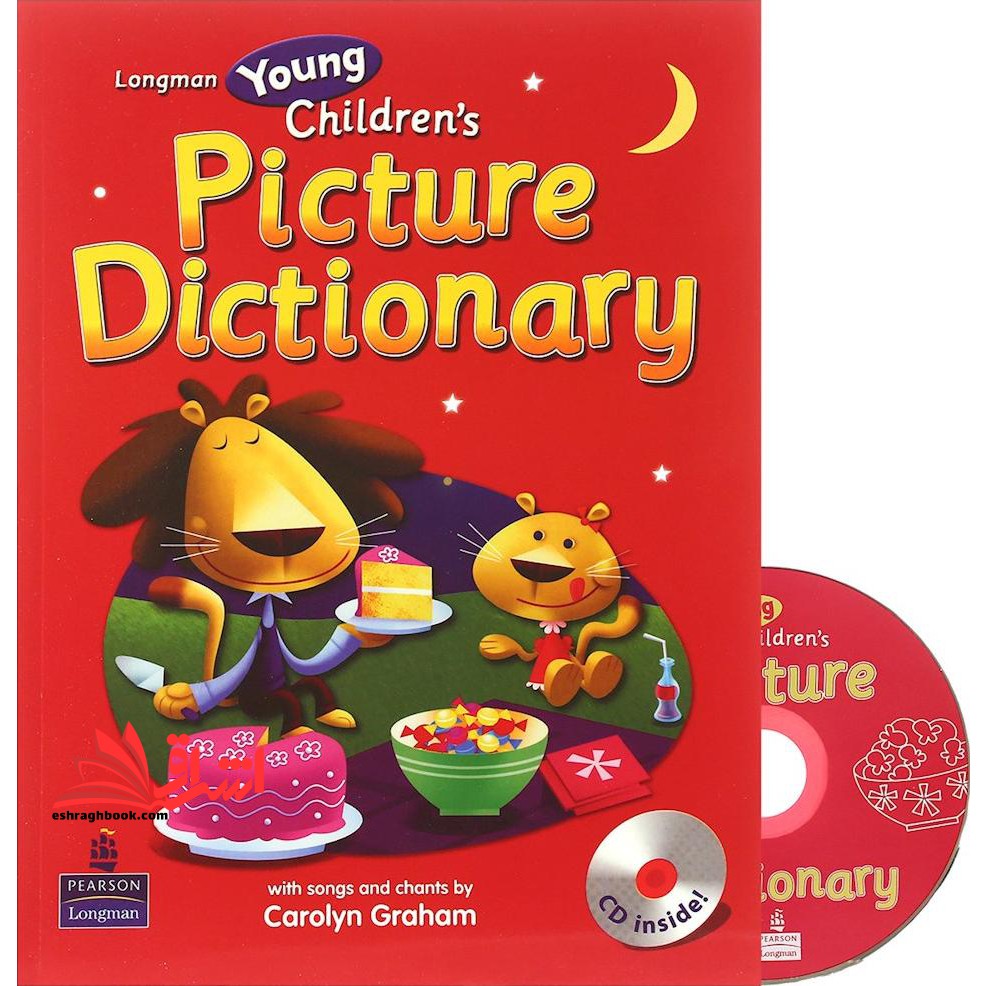 Longman Young Childrens picture Dictionary قرمز رنگ