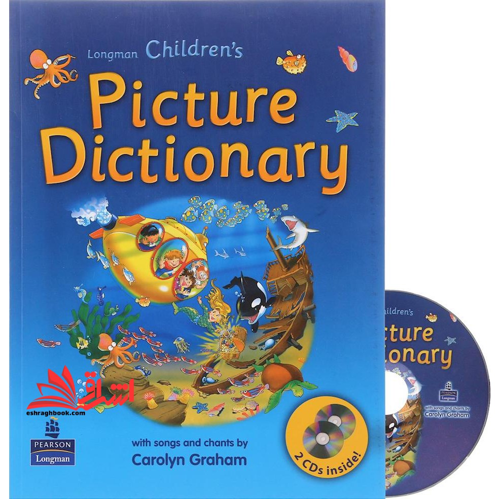 longman childrens picture dictionary آبی رنگ