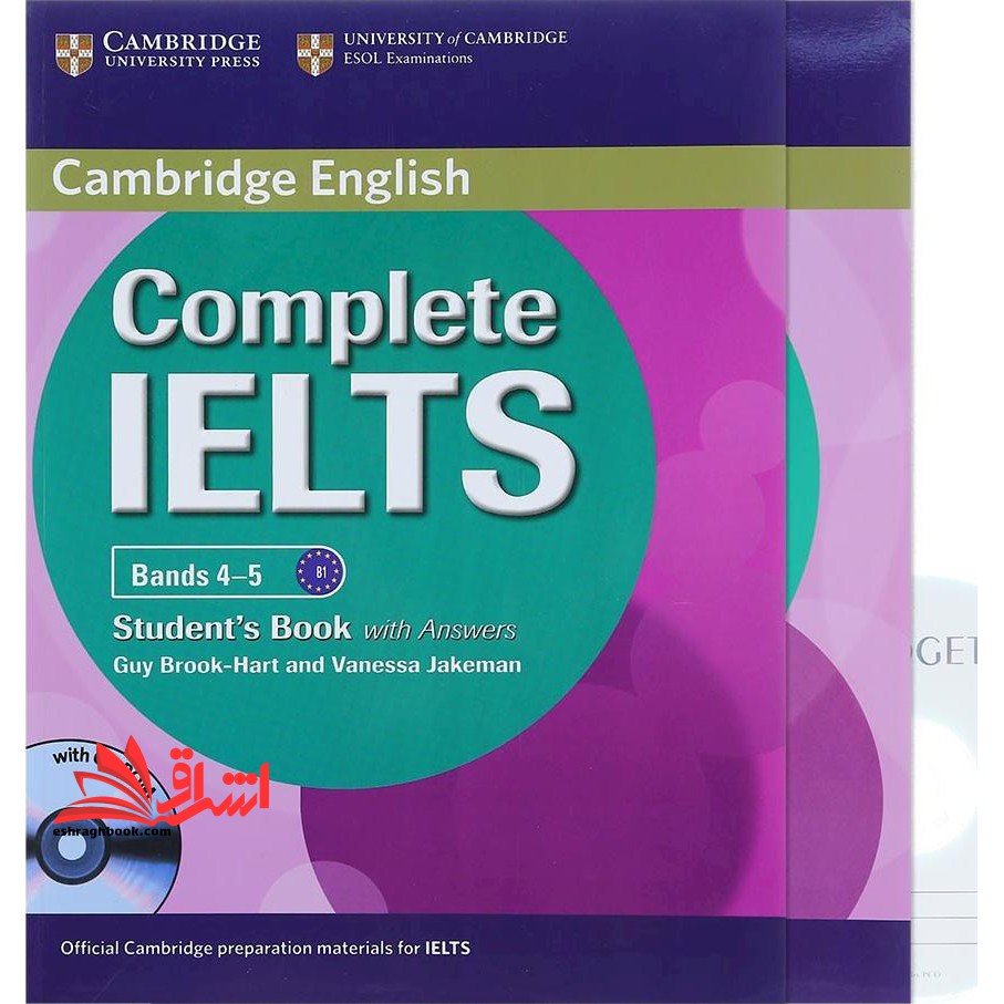 cambride english complete ielts band ۴-۵ student book + wb
