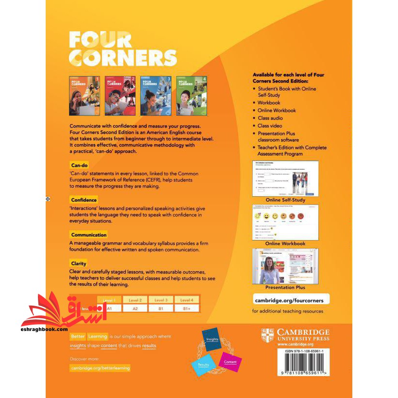 four corners ۱ second edition st+wb