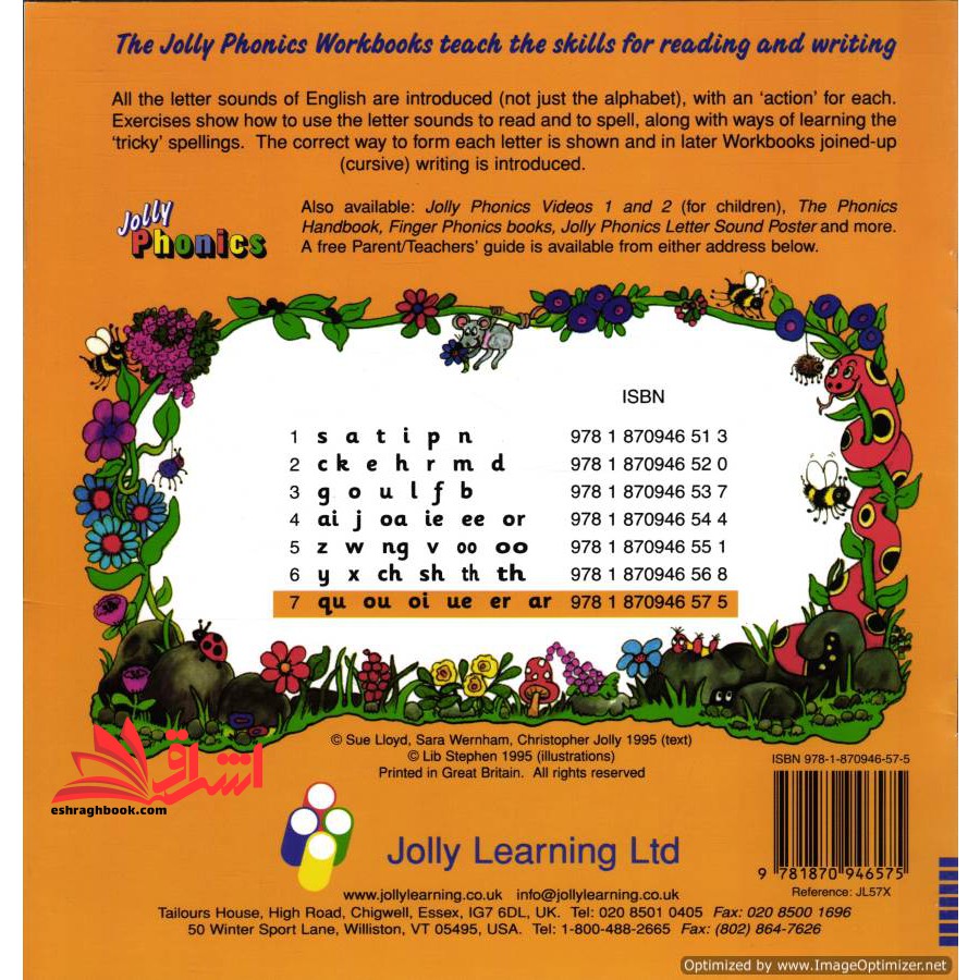 Jolly Phonics ۷ Workbooks