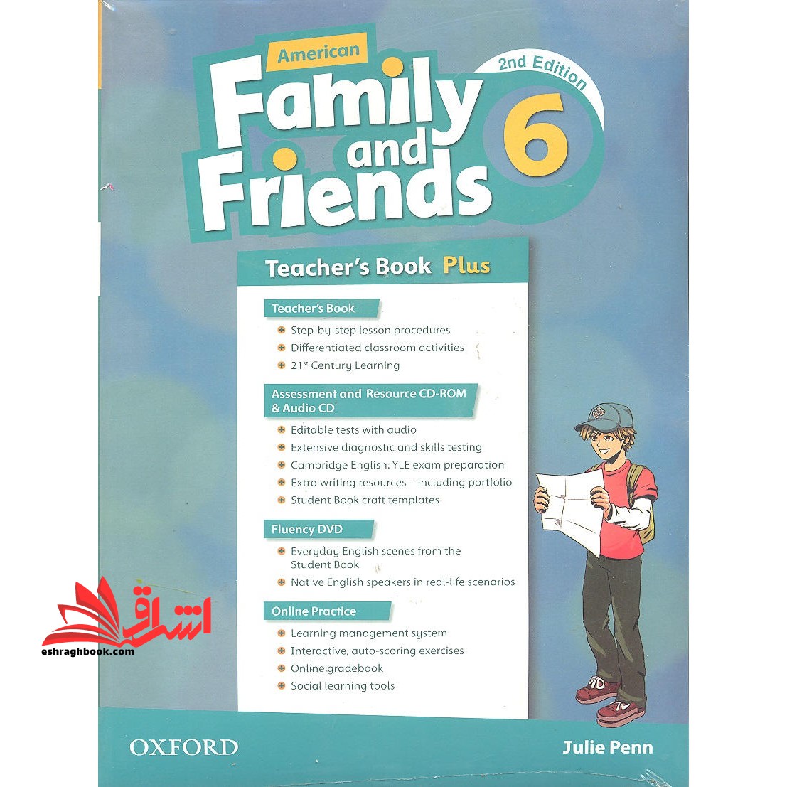 American Family and Friends ۶ Teachers Book +CD ۲nd