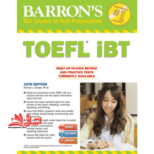 Barrons TOEFL iBT ۱۵th+DVD