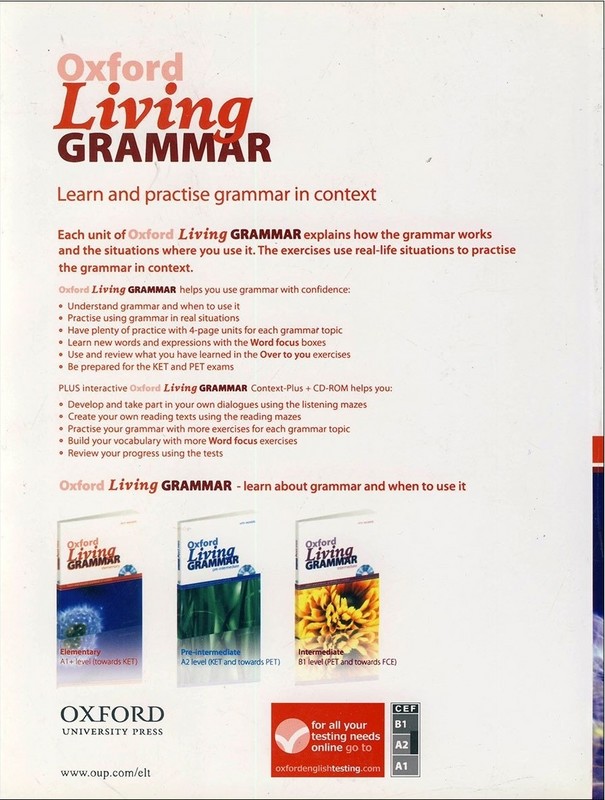 کتاب Oxford Living Grammar Elementary