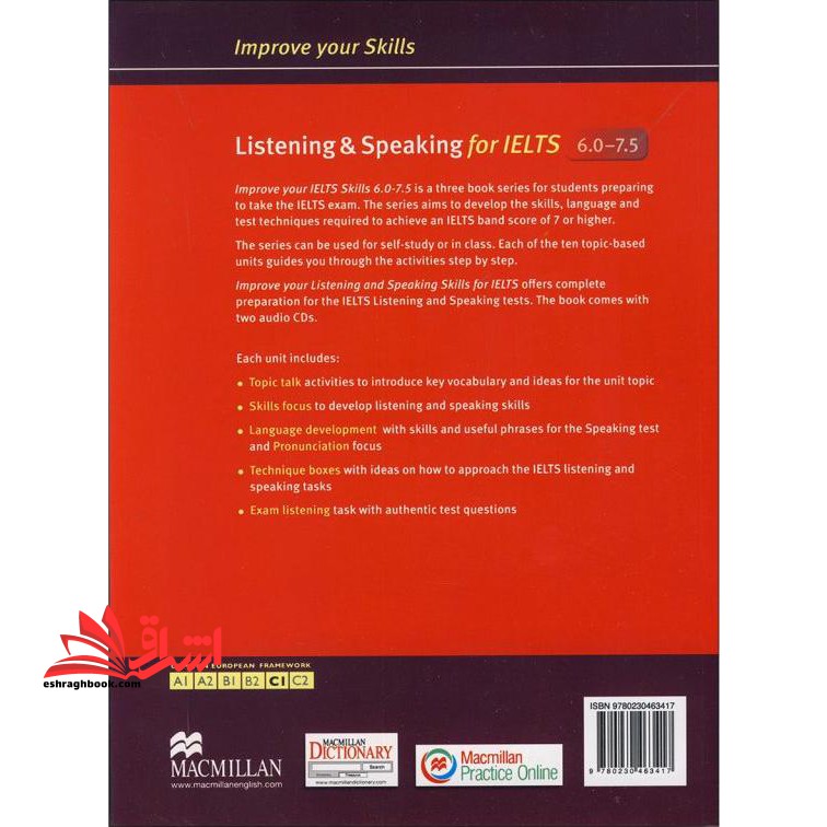 Improve Your Skills: Listening and Speaking for IELTS ۶.۰ – ۷.۵
