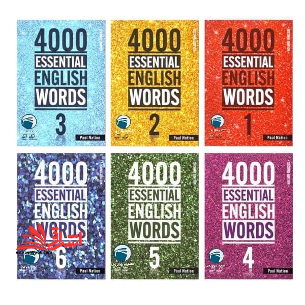 پک ۶ جلدی ۴۰۰۰ essential english words second edition