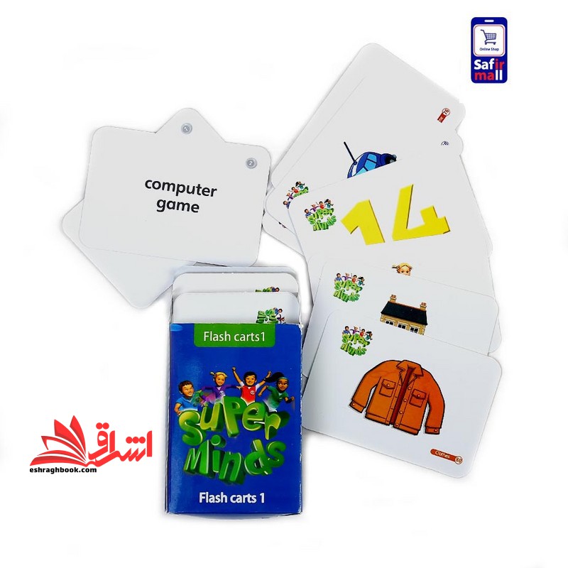 فلش کارت flashcard super minds ۱