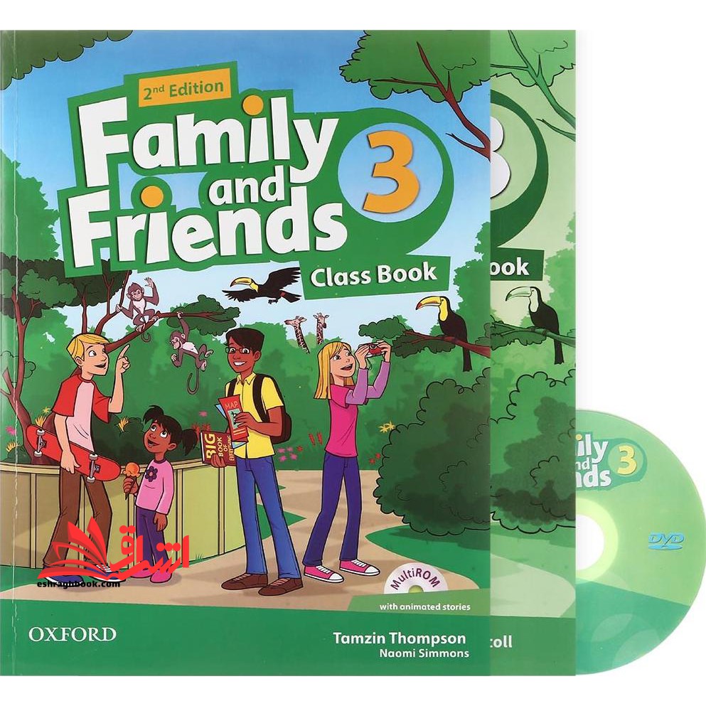 Family and Friends ۳ SB+WB+DVD ۲nd