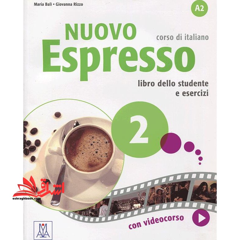 Nuovo Espresso A۲: Libro Studente ۲ + DVD کتاب ایتالیایی اسپرسو