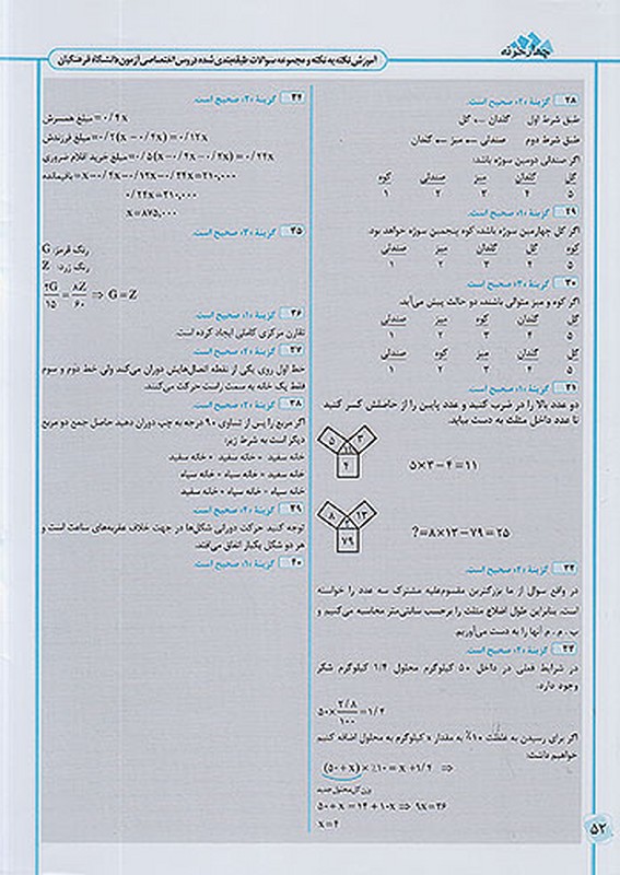 کتاب آموزش نکته به نکته و مجموعه سوالات طبقه بندی شده دروس اختصاصی آزمون دانشگاه فرهنگیان درسنامه کلیه دروس/پاسخنامه تشریحی همراه سوالات آزمون ۱۴۰۳