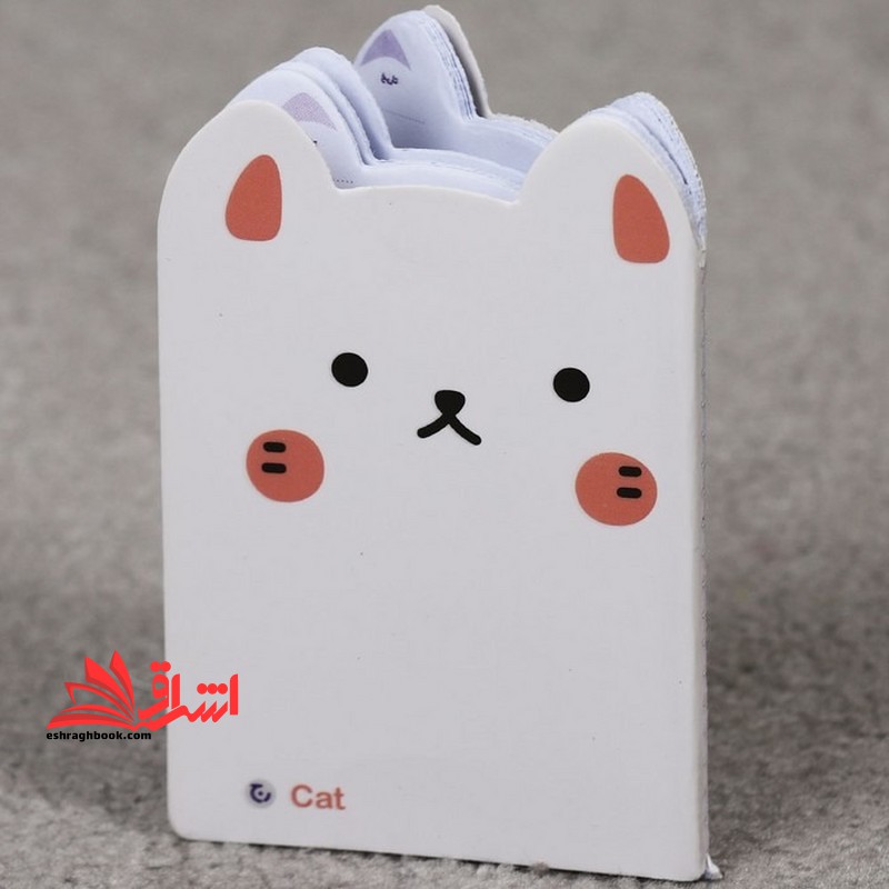 دفترچه یادداشت حیوانات بانمک (گربه سفید ۳۲ برگ
