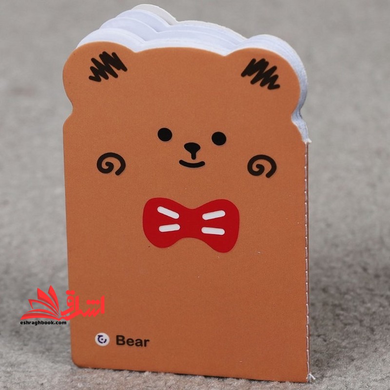 دفترچه یادداشت حیوانات بانمک (خرس قهوه ای ۳۲ برگ