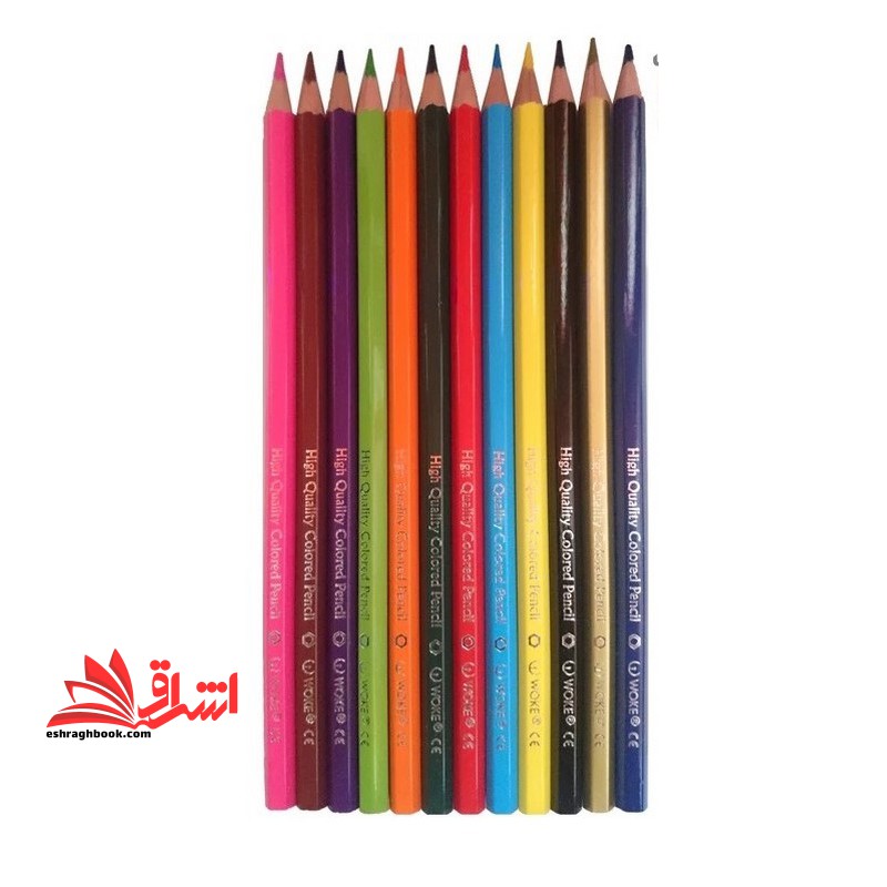مداد رنگ ۱۲ رنگ ووک