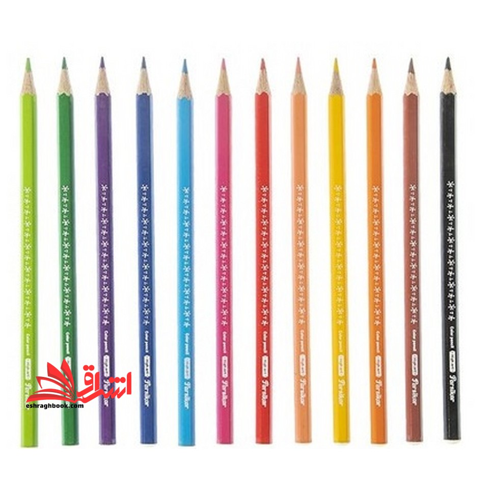 مداد رنگی ۱۲ رنگ پارسی کار Jm ۸۸۰-۱۲
