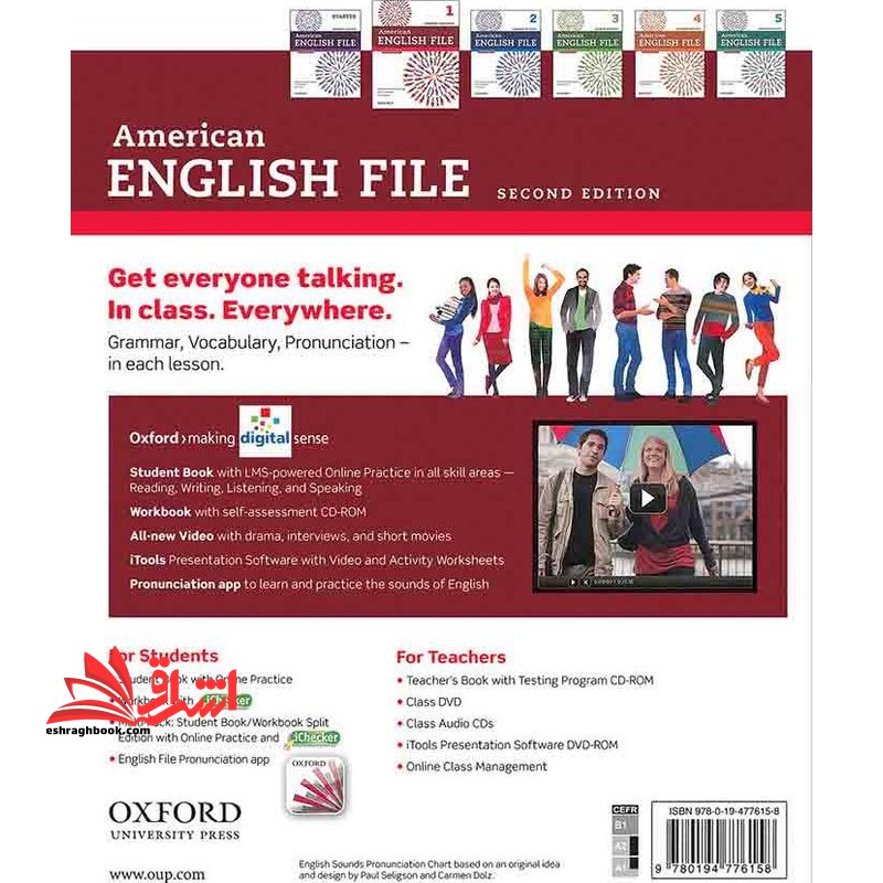 american english file ۱ second only st book