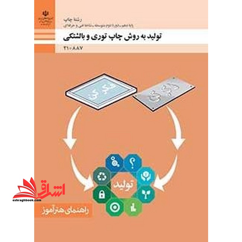 *پرینت سیاه و سفید* راهنمای هنرآموز تولید به روش چاپ توری و بالشتکی