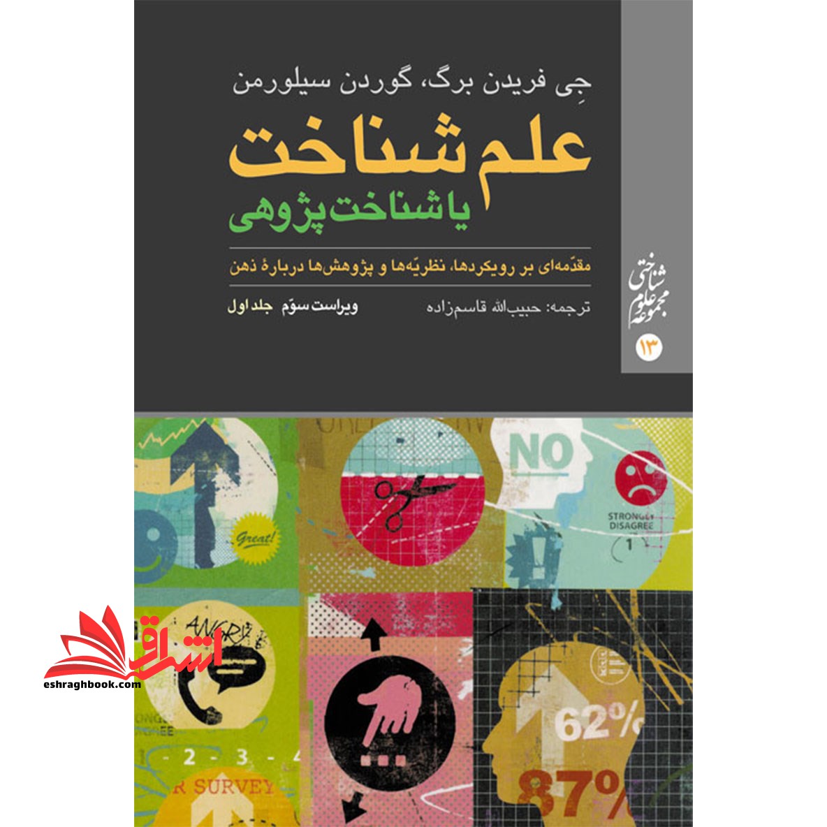 علم شناخت یا شناخت پژوهی ویراست سوم جلد اول مقدّمه‏ ای بر رویکردها، نظریّه ‏ها و پژوهش ‏ها درباره ذهن