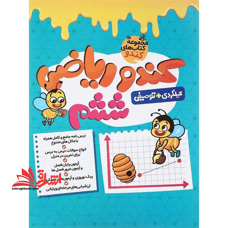 مجموعه کتاب های کندو کندو ریاضی ششم عملکردی+توصیفی