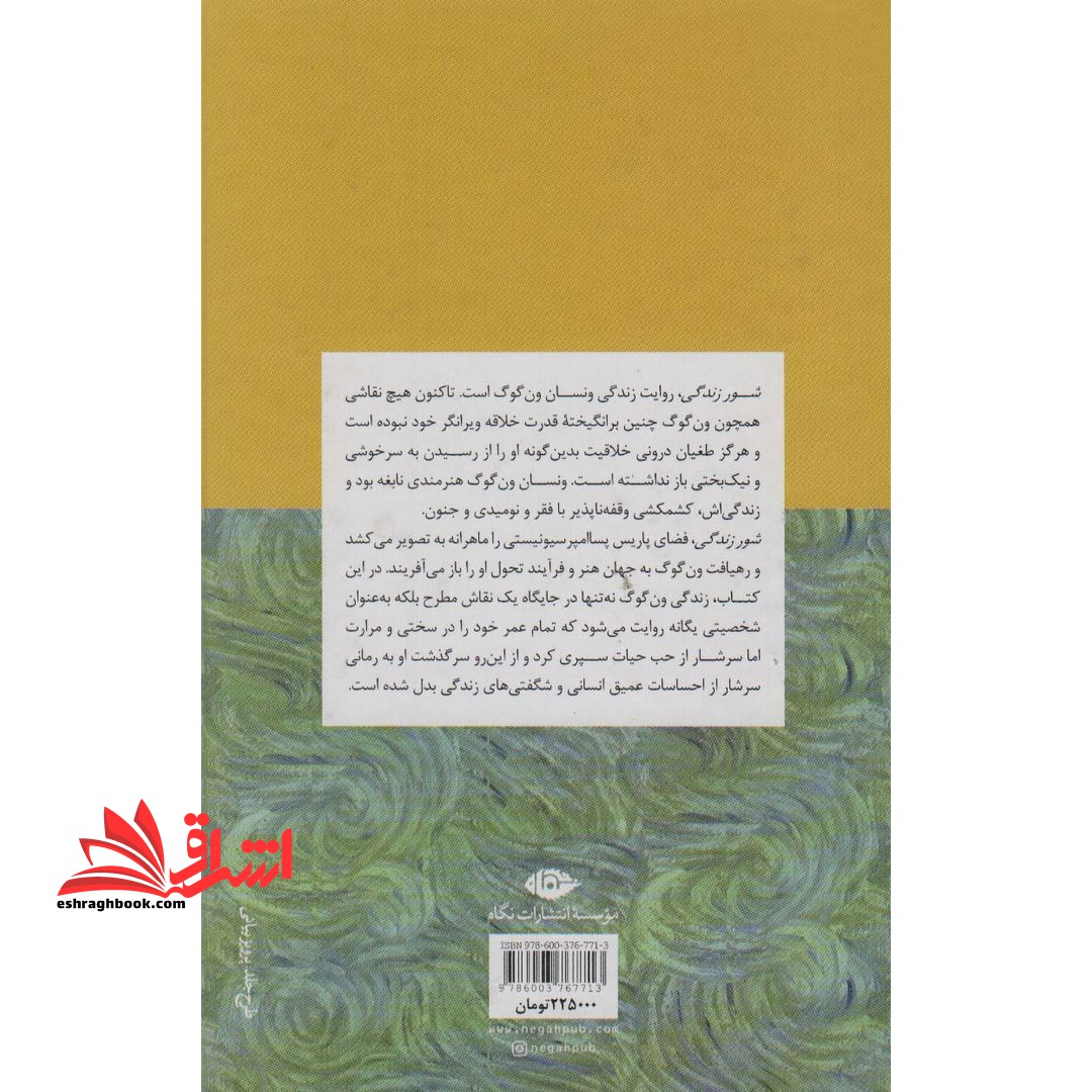 کتاب شور زندگی - داستان رنج ها و تلاش های نابغه ای که دیوانه اش می پنداشتند