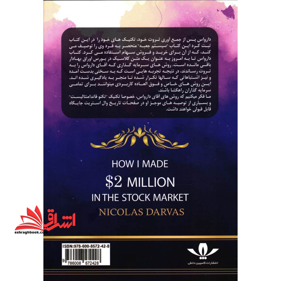چگونه در بورس دو میلیون دلار بدست آوردم: روش ها و استراتژی های معاملاتی نیکلاس دارواس برای کسب میلیون ها دلار در بورس
