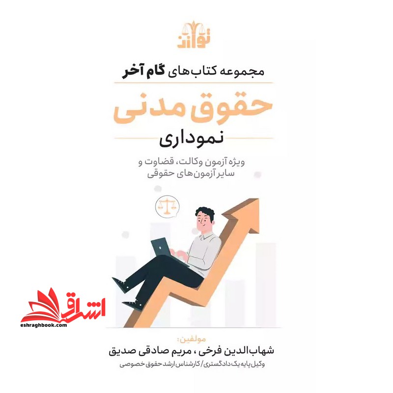 مجموعه کتاب های گام آخر حقوق مدنی نموداری در ۴ گام ویژه آزمون وکالت ، قضاوت و سایر آزمون های حقوقی