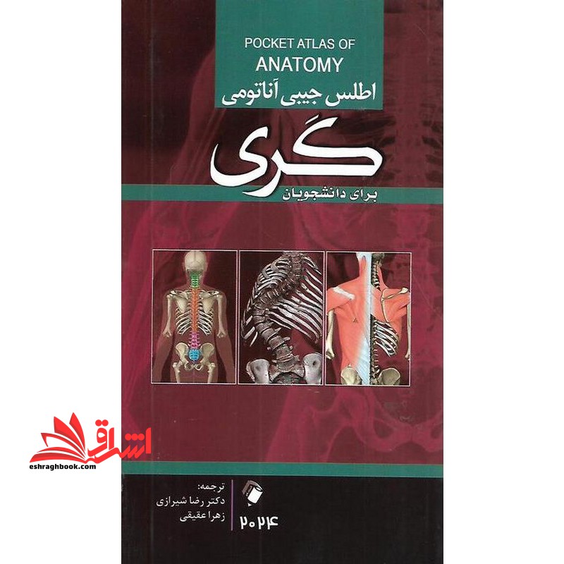 اطلس جیبی آناتومی گری برای دانشجویان ۲۰۲۴ مصور - رنگی