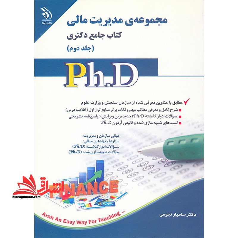 مجموعه مدیریت مالی کتاب جامع دکتری جلد دوم . مبانی سازمان و مدیریت،بازارها و نهادهای مالی،سوالات ادوار