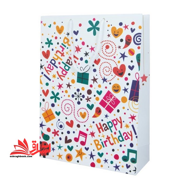 ساک دستی ۲۳*۱۶ طرح جور happy birthday)