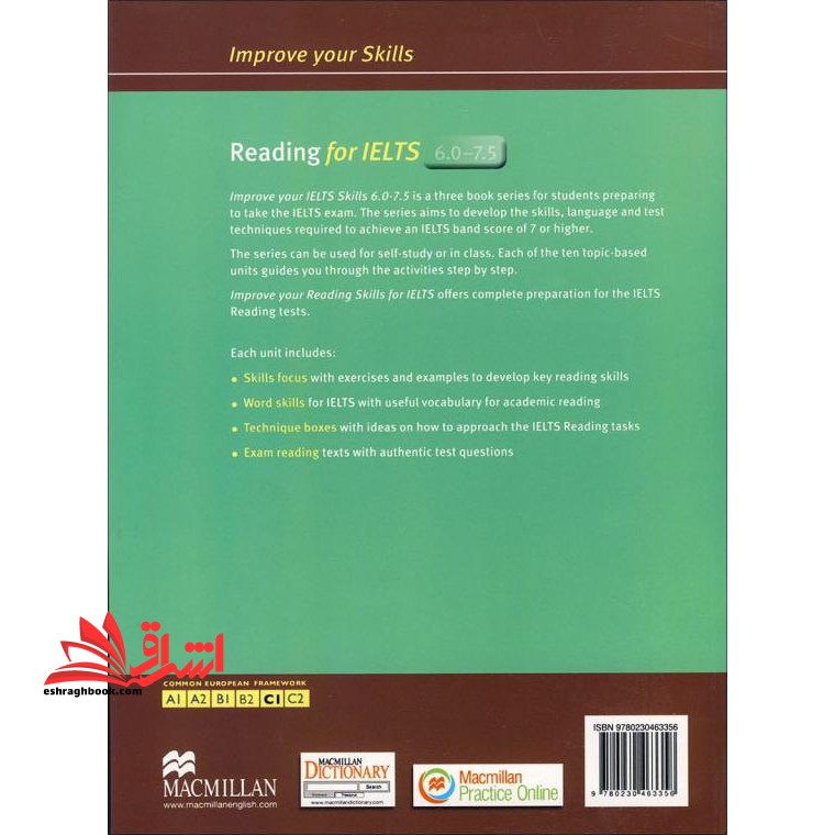 Improve Your Skills: Reading for IELTS ۶.۰ – ۷.۵ **در حد نو**