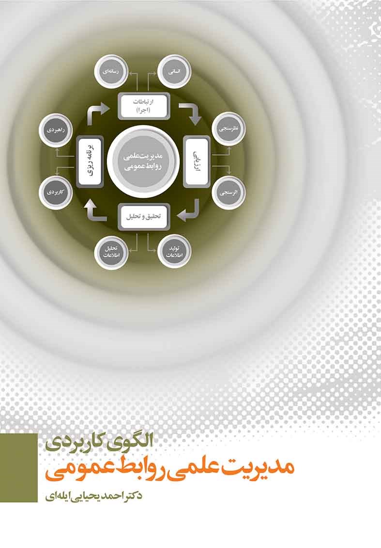 کتاب الگوی کاربردی مدیریت علمی روابط عمومی * نام درس دانشگاه پیام نور : مدیریت روابط عمومی