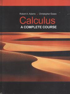 کتاب CALCULUS A COMPLETE COURSE حساب دیفرانسیل آدامز ج ۱ VOLUME ۱ زبان اصلی