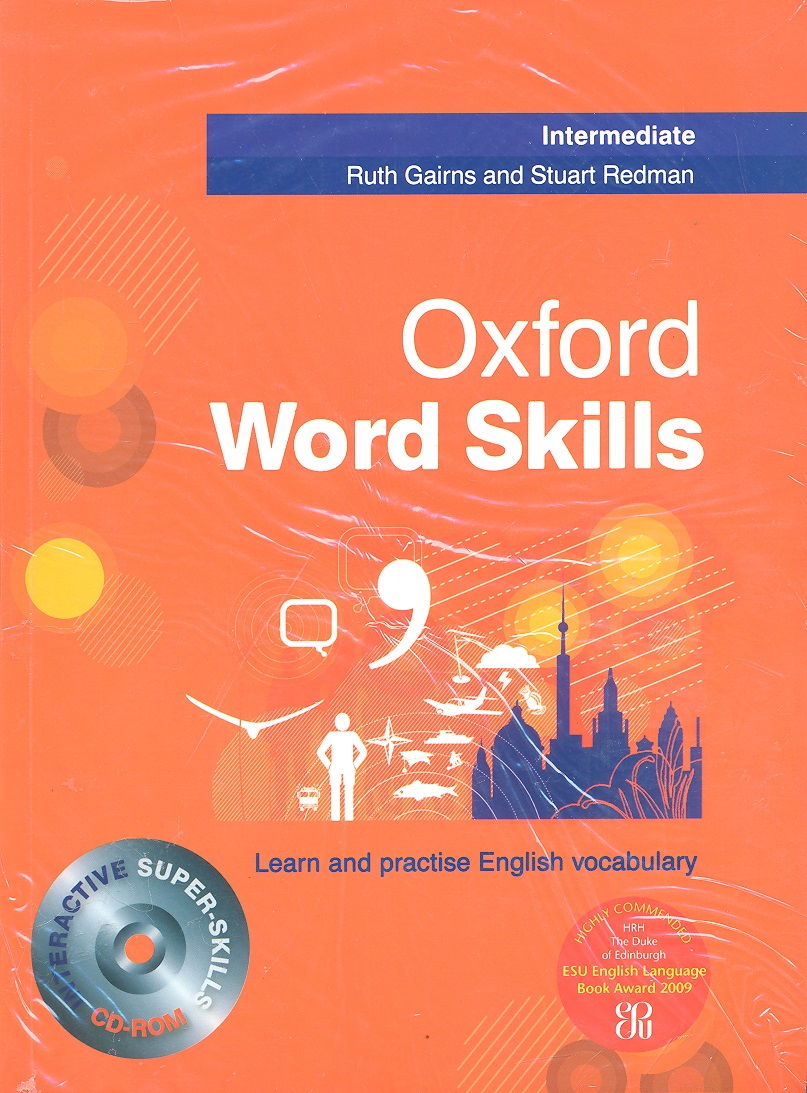 کتاب Oxford word Skills Intermediate رحلی آکسفورد ورد اسکیلز****در حد نو****