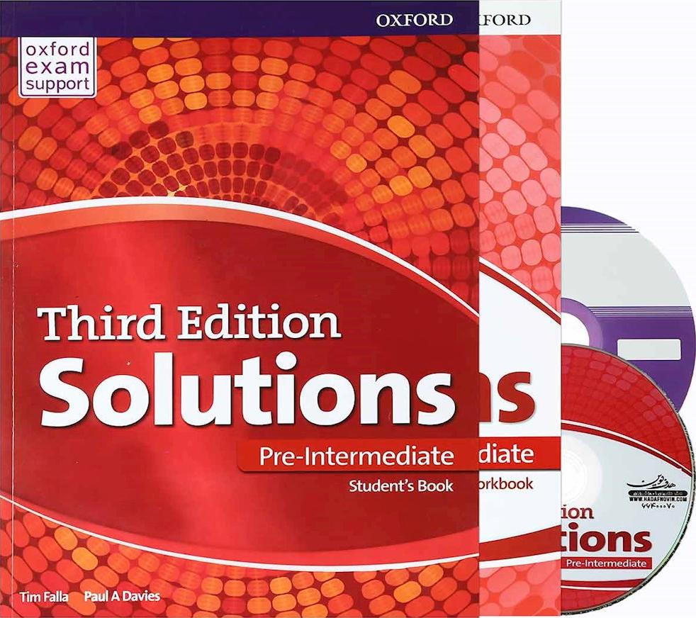فقط کتاب دانش آموز Solutions ۳rd Pre Intermediatet students book