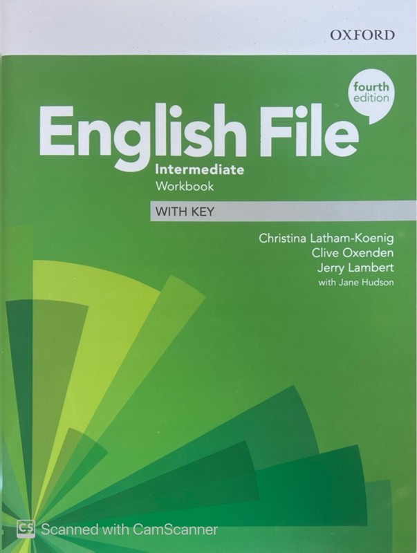 فقط کتاب کار english file intermediate ۴th edition only workbook