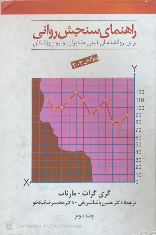 کتاب جلد دوم قدیمی راهنمای سنجش روانی: برای روان شناسان بالینی، مشاوران و روان پزشکان ویرایش ۲۰۰۳