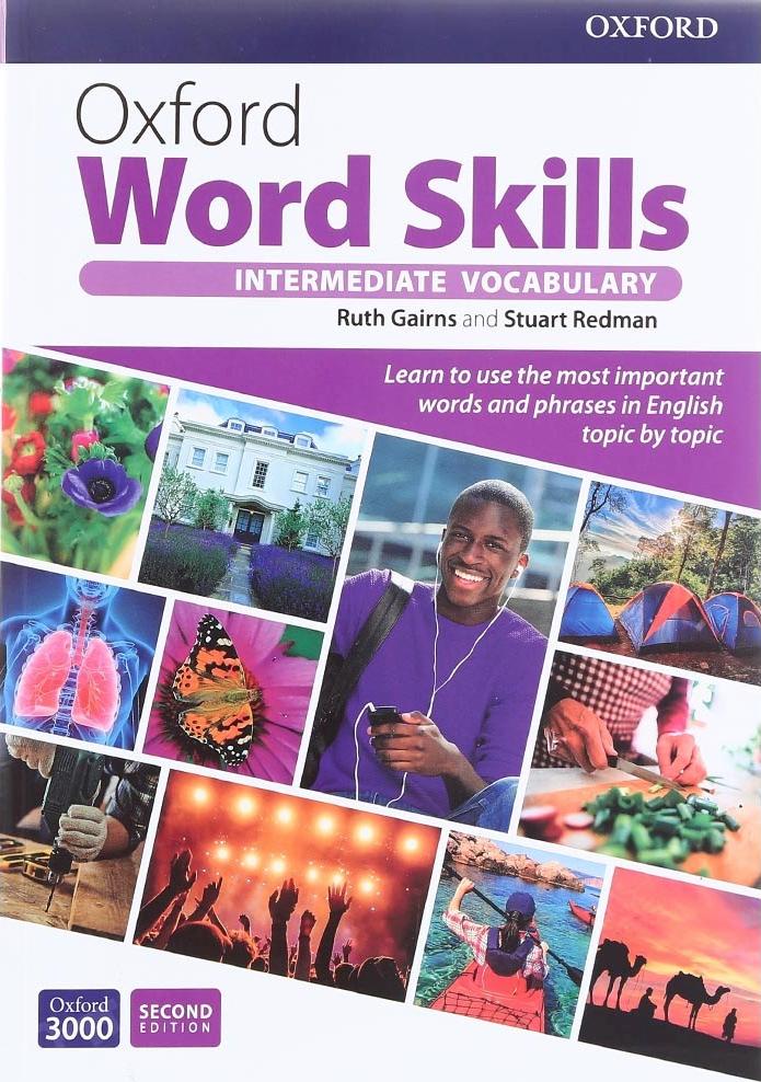 کتاب وزیری oxford word skills intermediate vocabulary وزیری ****در حد نو****