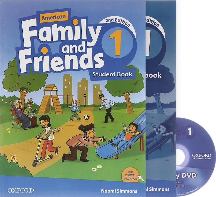 فقط کتاب دانش آموز American Family and Friends ۱ only student book ۲nd