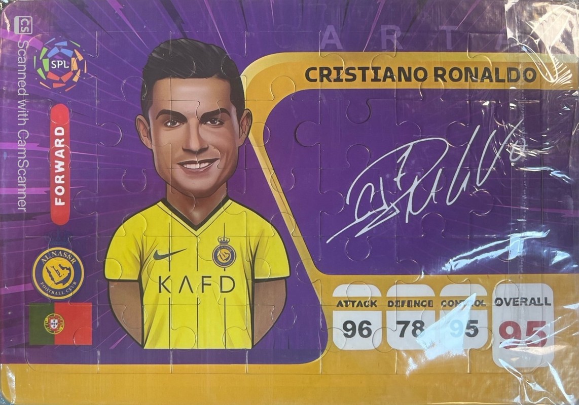 پازل ۳۵ تیکه  پشت وایت بردی cristiano ronaldo رونالدو