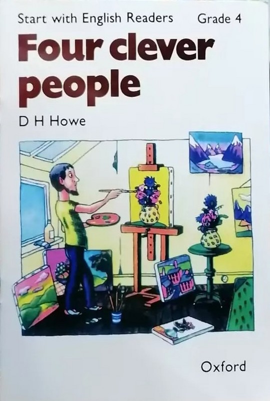 کتاب start with english readers four clever people grade ۴
