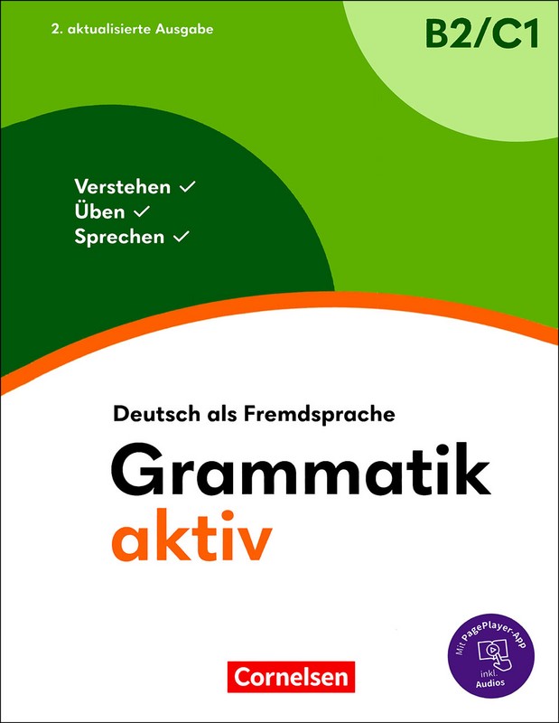 کتاب deutsch als fremdsprache grammatik aktive B۲/C۱ سیاه سفید