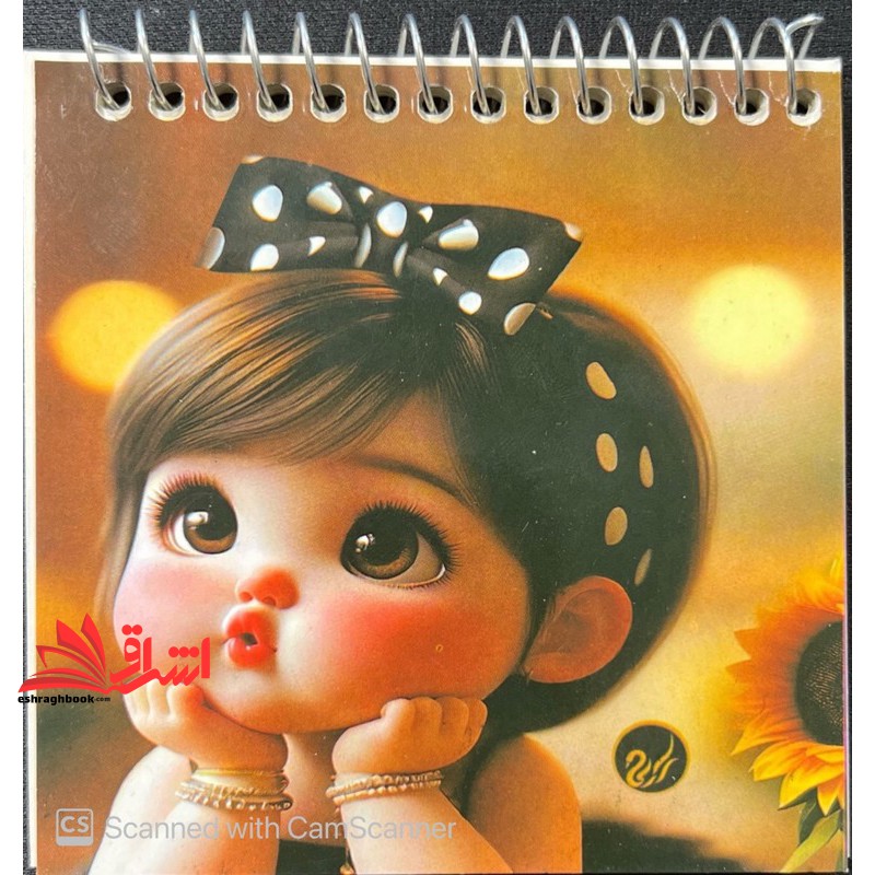 دفترچه یادداشت دخترانه ۱۰*۱۰ صفحات رنگی (ارسال به صورت رندوم)