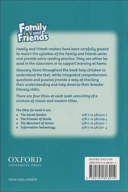 کتاب Family and Friends Readers ۶: Information Technology
