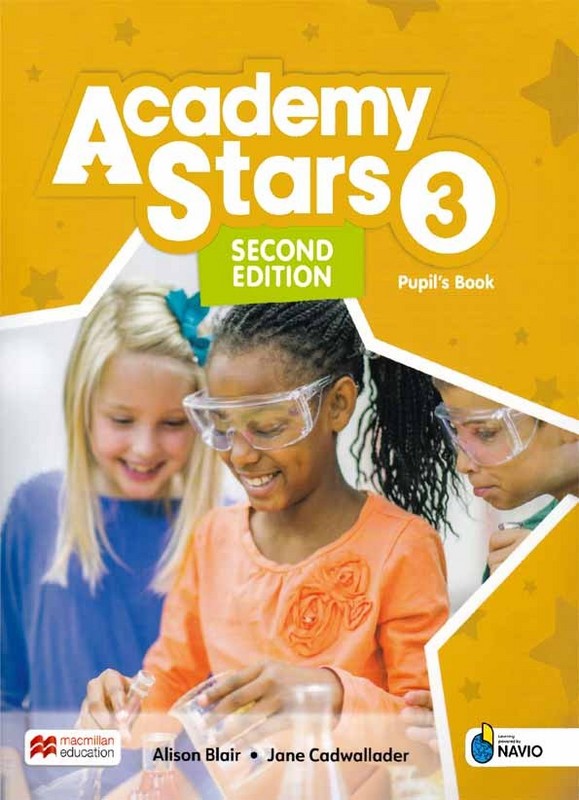 کتاب academy stars ۳ second ed sb+wb