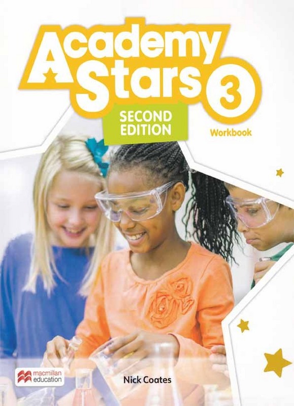 کتاب academy stars ۳ second ed sb+wb